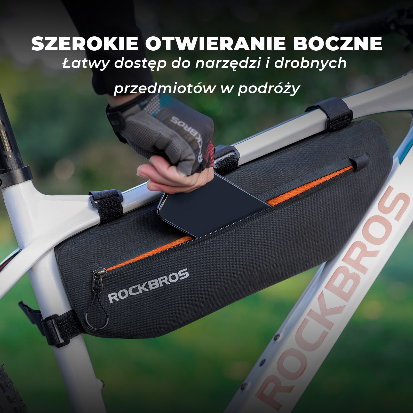 Wodoodporna Torba pod Ramę 3L Maksymalna Pojemność i Ochrona-AS-043 - Image 5