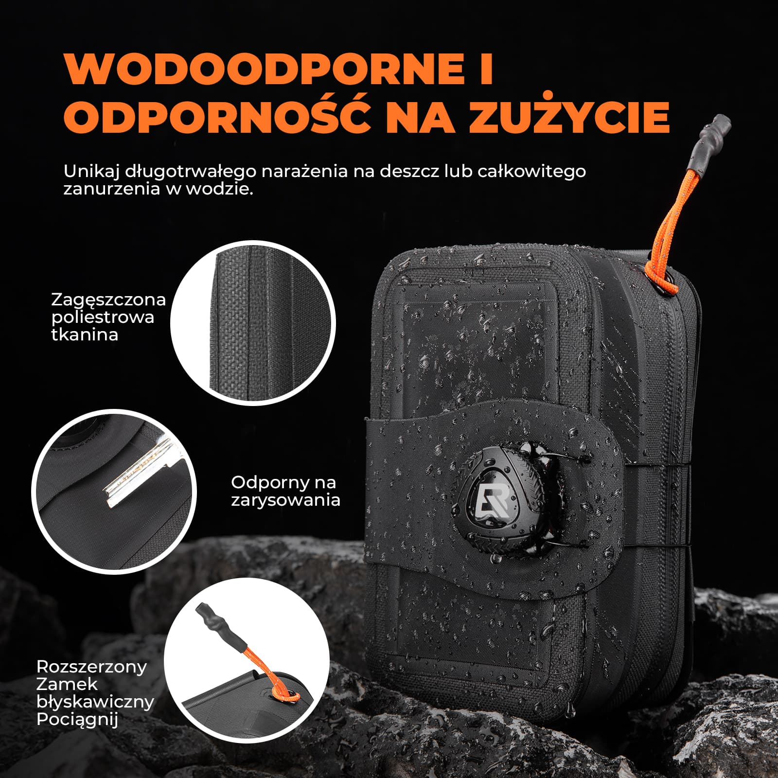 Wodoodporna Wielofunkcyjna Torba Podsiodłowa Rowerowa-AS-150 - Image 2