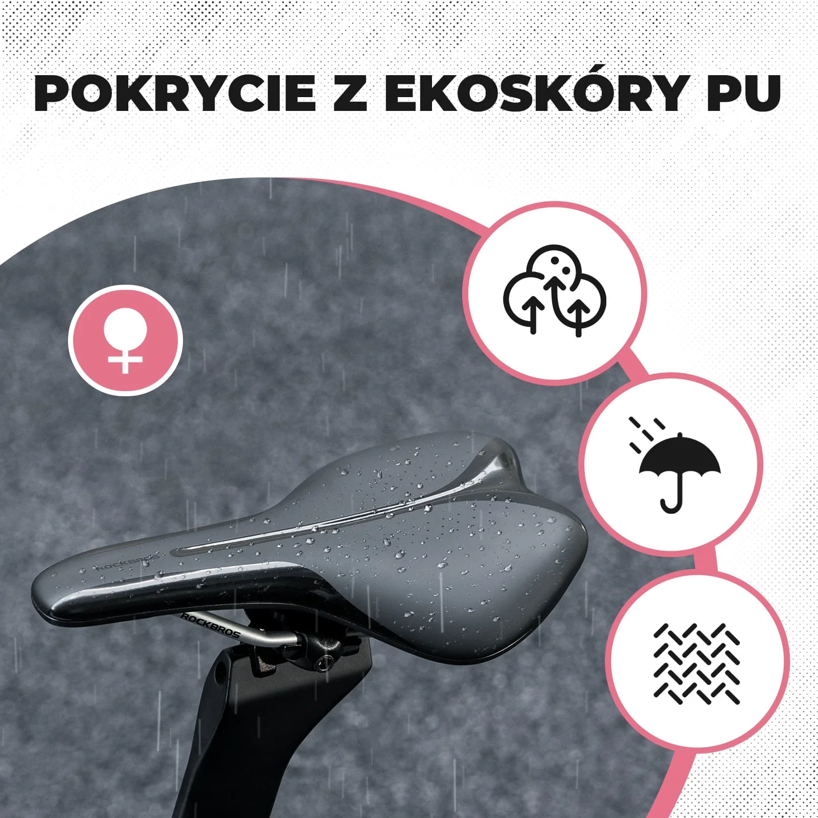 Wygodne Siodełko Rowerowe Dla Mężczyzn i Kobiet-RK145-RK155 - Image 2