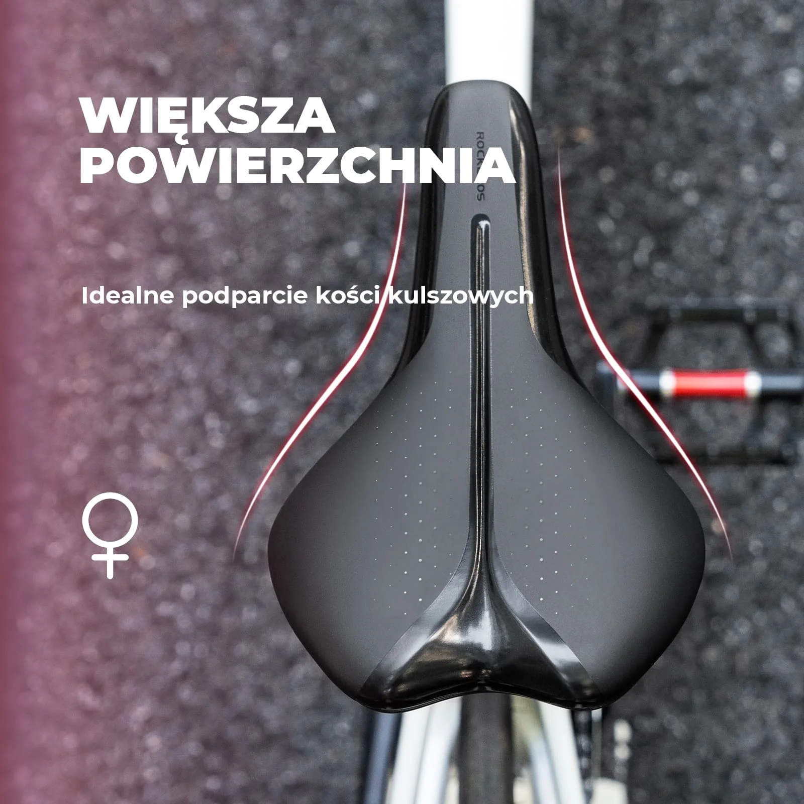 Wygodne Siodełko Rowerowe Dla Mężczyzn i Kobiet-RK145-RK155 - Image 3