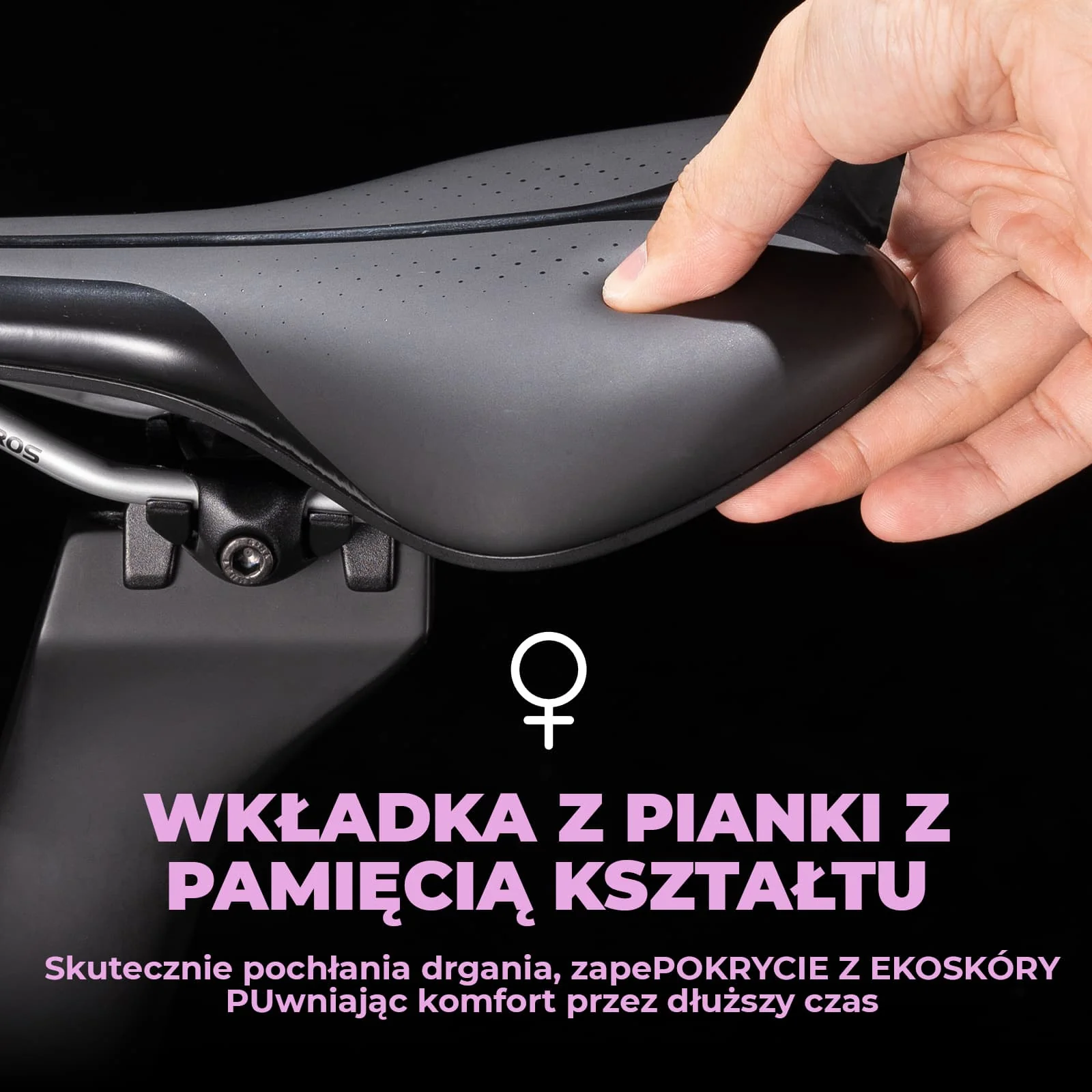 Wygodne Siodełko Rowerowe Dla Mężczyzn i Kobiet-RK145-RK155 - Image 4