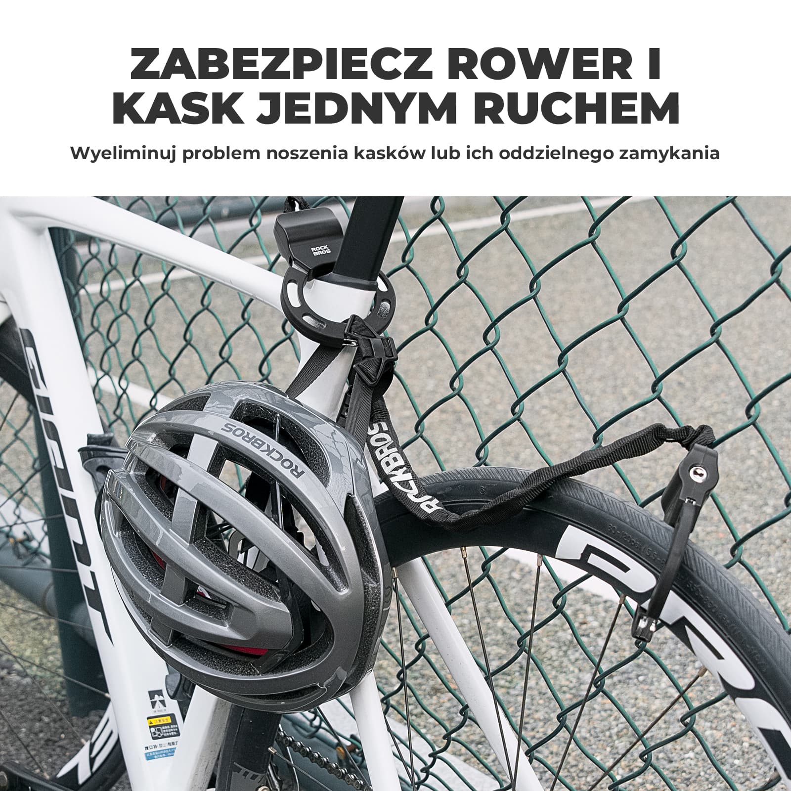Zamek Łańcuchowy Do Roweru I Hulajnogi - Image 4