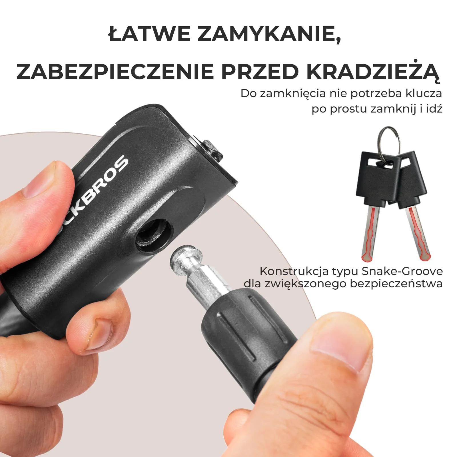 Zapięcie Rowerowe 110 cm / 11 mm Wytrzymałe, Bezpieczne i Uniwersalne - Image 11