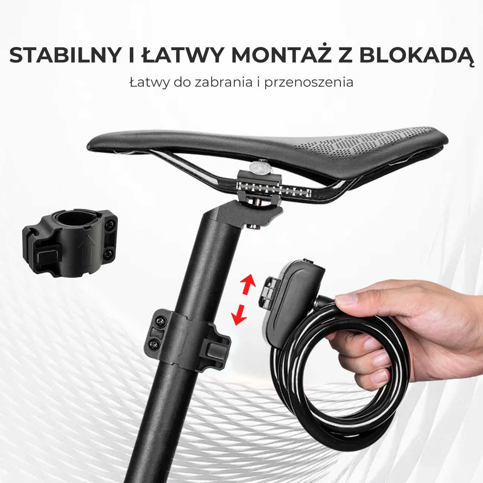 Zapięcie Rowerowe 110 cm / 11 mm Wytrzymałe, Bezpieczne i Uniwersalne - Image 12