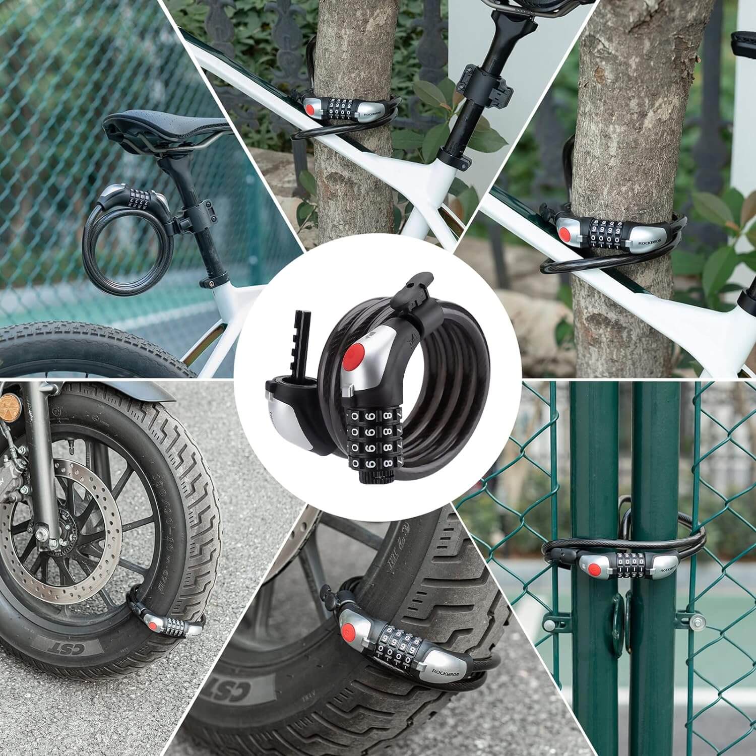 Zapięcie Rowerowe ze Stali Nierdzewnej z Diodą LED -XR2606 - Image 14